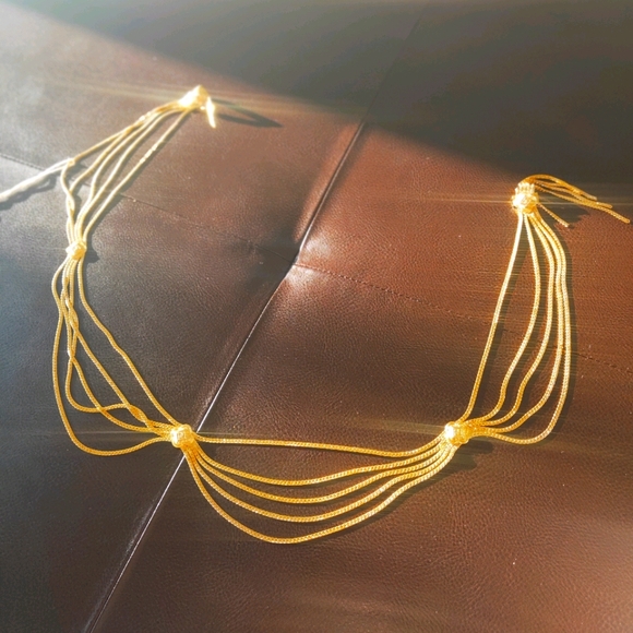 Christine Dior Gold belt / necklace - Picture 3 of 10